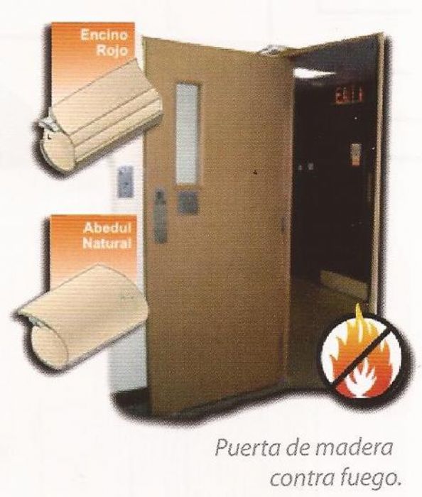 PUERTAS DE MADERA CONTRA INCENDIO